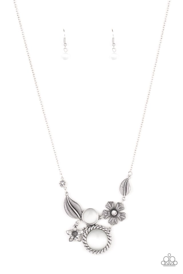 Exquisitely Eden - White - Paparazzi Necklace Image