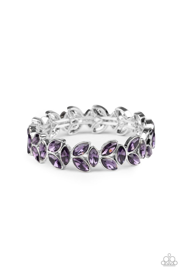Gilded Gardens - Purple - Paparazzi Bracelet Image