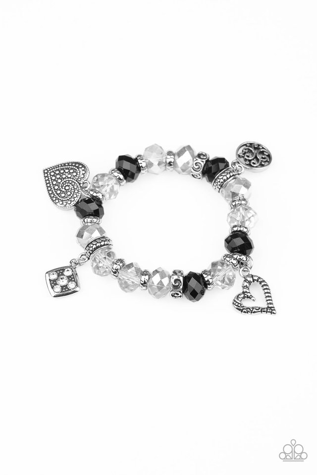 Fabulously Flirty - Black - Paparazzi Bracelet Image