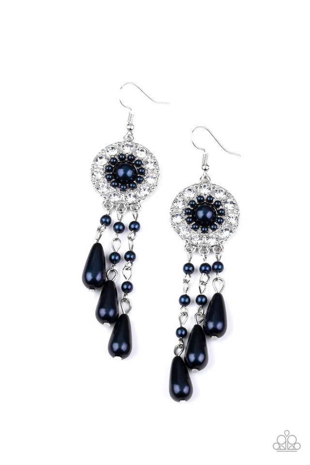 Dreams Can Come True - Blue - Paparazzi Earring Image