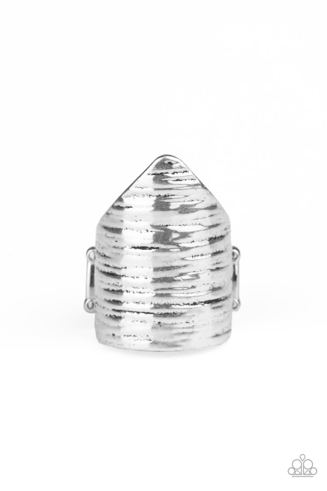 Make Your Mark - Silver - Paparazzi Ring Image