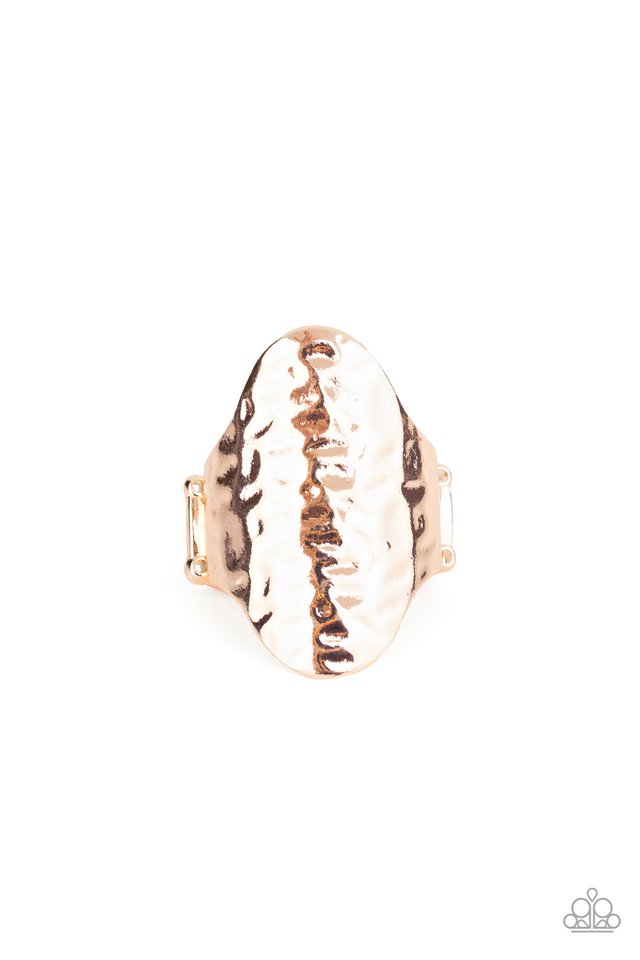 Revamped Ripple - Rose Gold - Paparazzi Ring Image