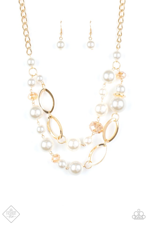 High Roller Status - Gold - Paparazzi Necklace Image