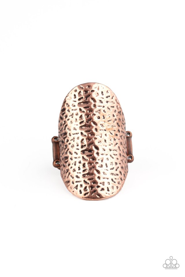 Urban Glyphs - Copper - Paparazzi Ring Image