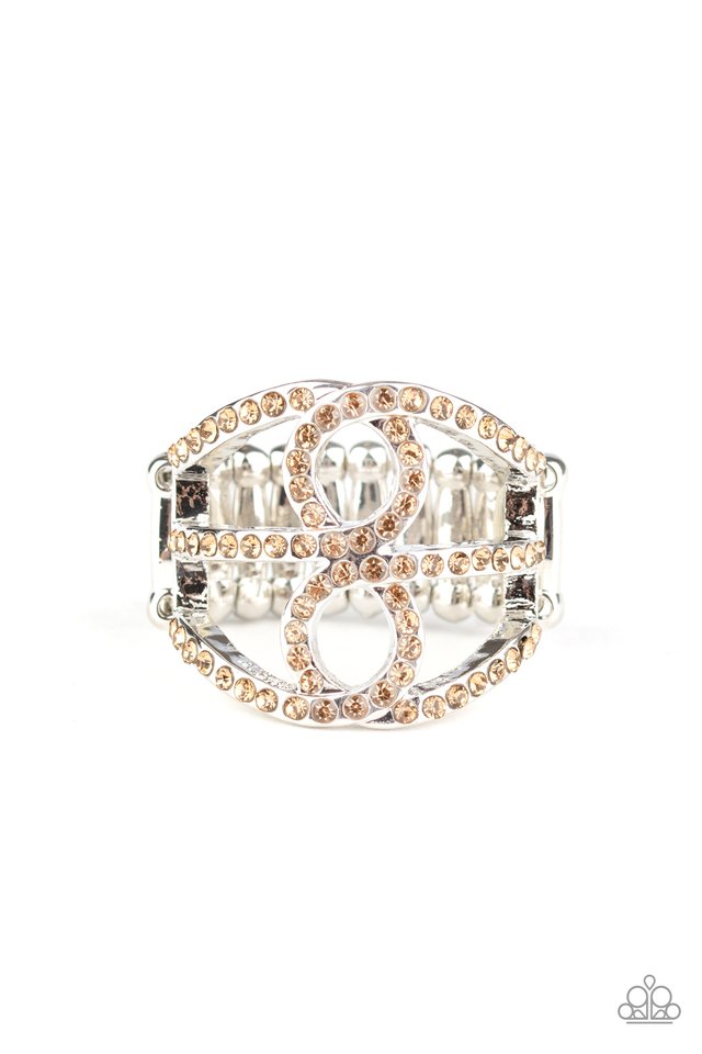 Fabulously Frosted - Brown - Paparazzi Ring Image