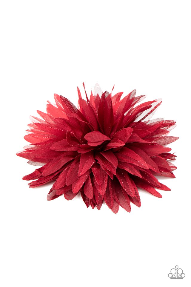 Bloom Baby, Bloom - Red - Paparazzi Hair Accessories Image