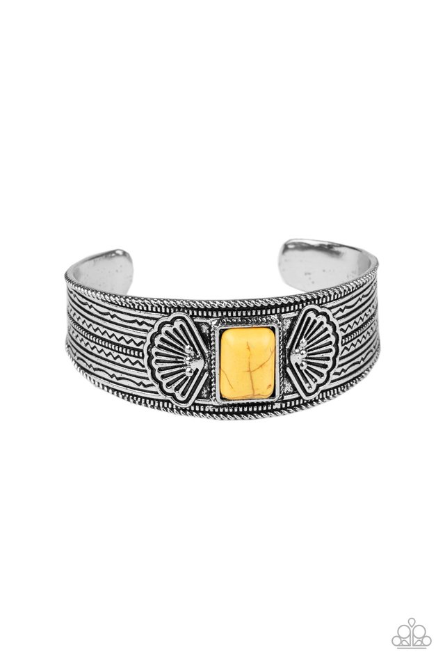 Ocean Mist - Yellow - Paparazzi Bracelet Image