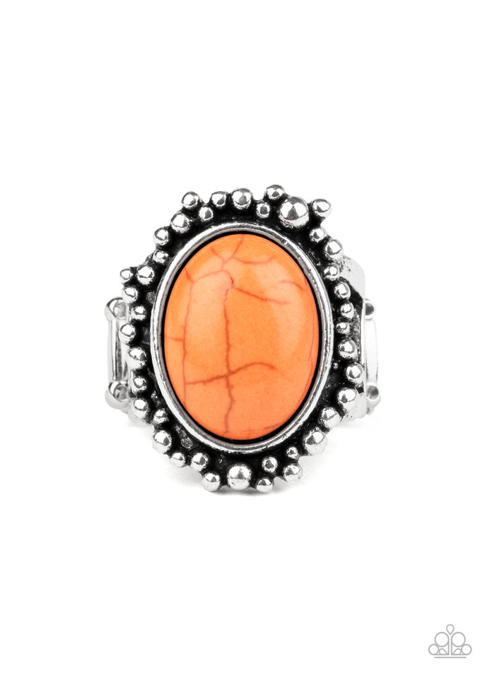 Desert Mine - Orange - Paparazzi Ring Image