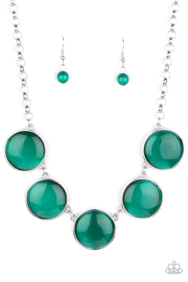 Ethereal Escape - Green - Paparazzi Necklace Image