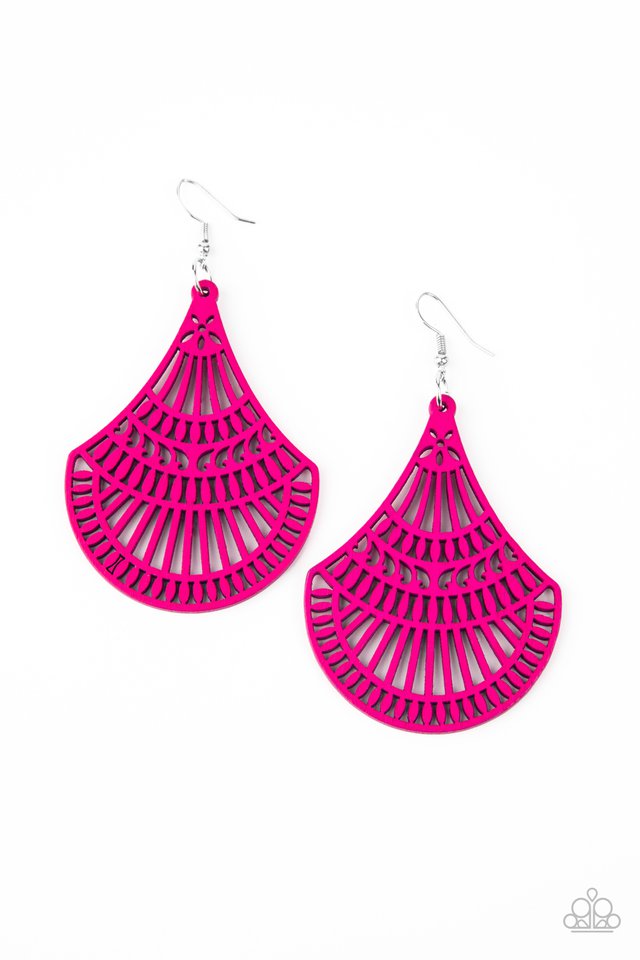 Tropical Tempest - Pink - Paparazzi Earring Image