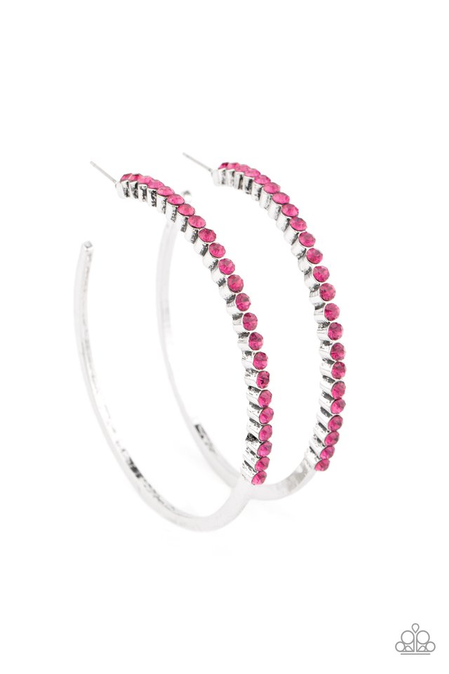 Making Rounds - Pink - Paparazzi Earring Image