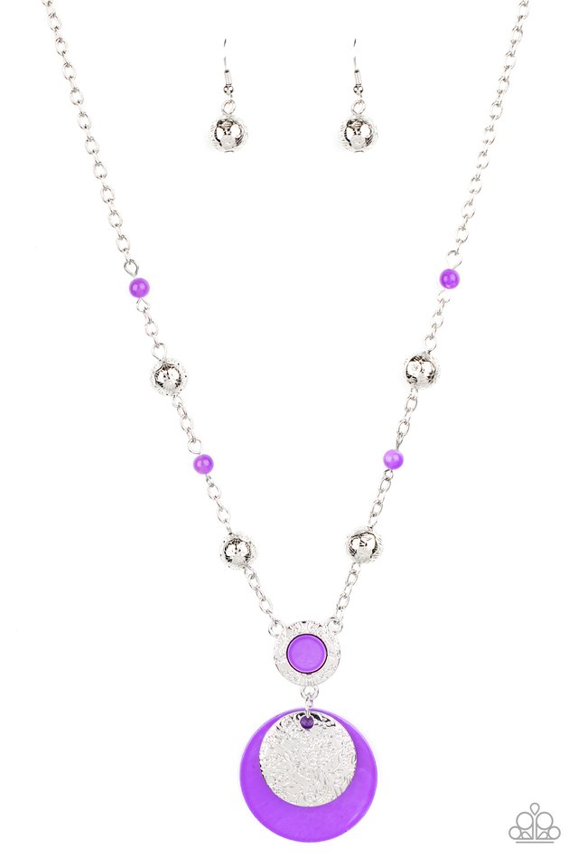 SEA The Sights - Purple - Paparazzi Necklace Image