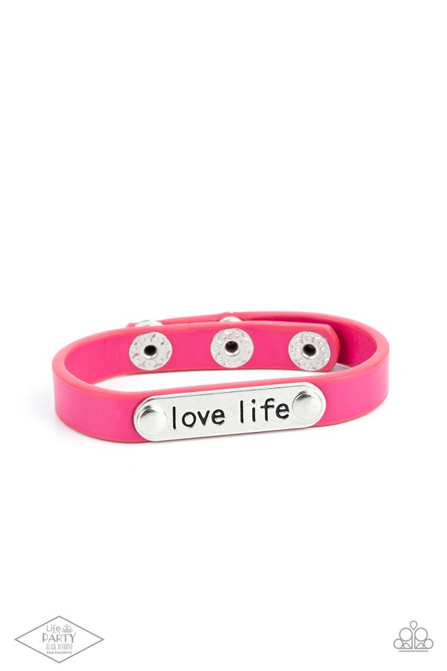 Love Life - Pink - Paparazzi Bracelet Image
