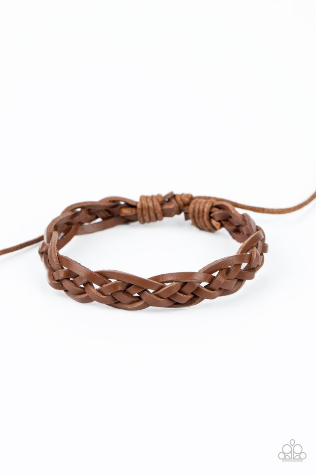 Time To Hit The RODEO - Brown - Paparazzi Bracelet Image