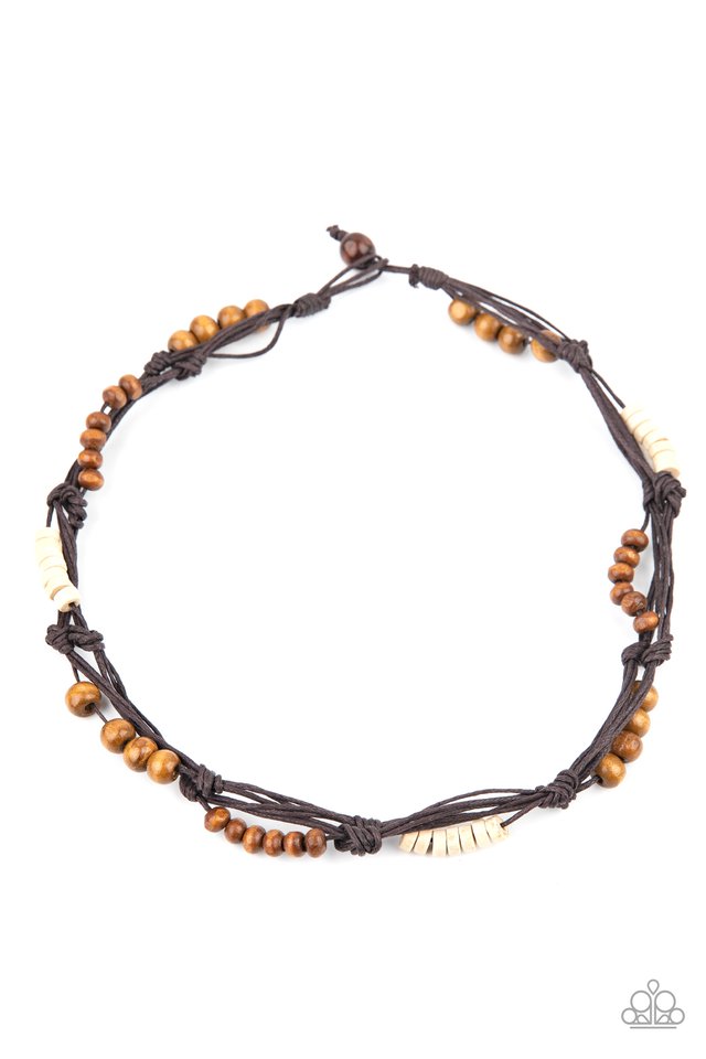 Tiki Tour - Brown - Paparazzi Necklace Image