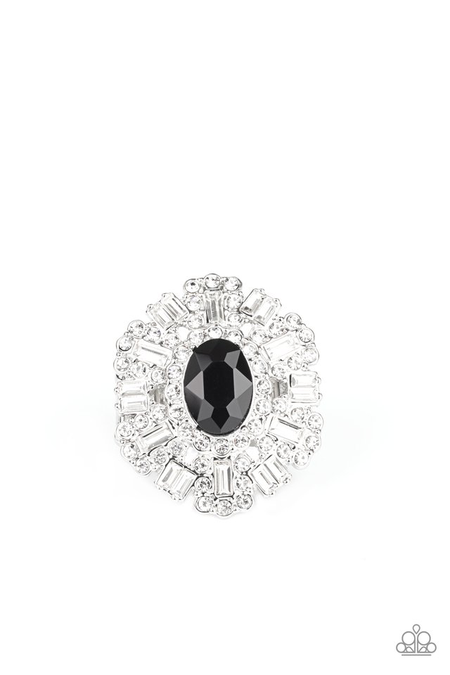 Iceberg Ahead - Black - Paparazzi Ring Image