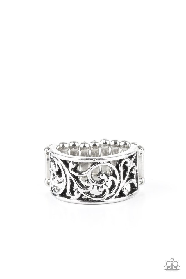 Di-VINE Design - Silver - Paparazzi Ring Image