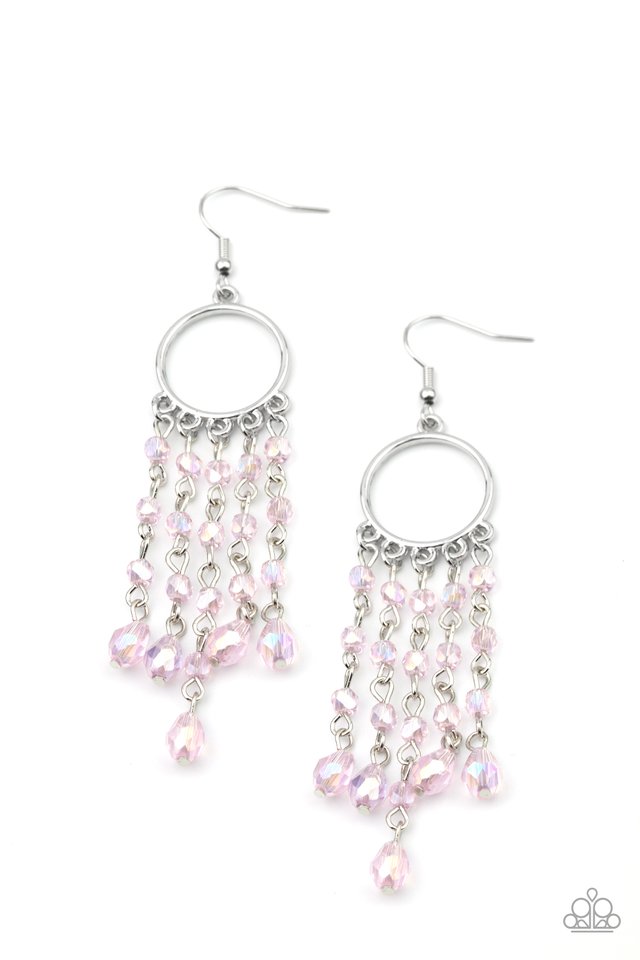 Dazzling Delicious - Pink - Paparazzi Earring Image