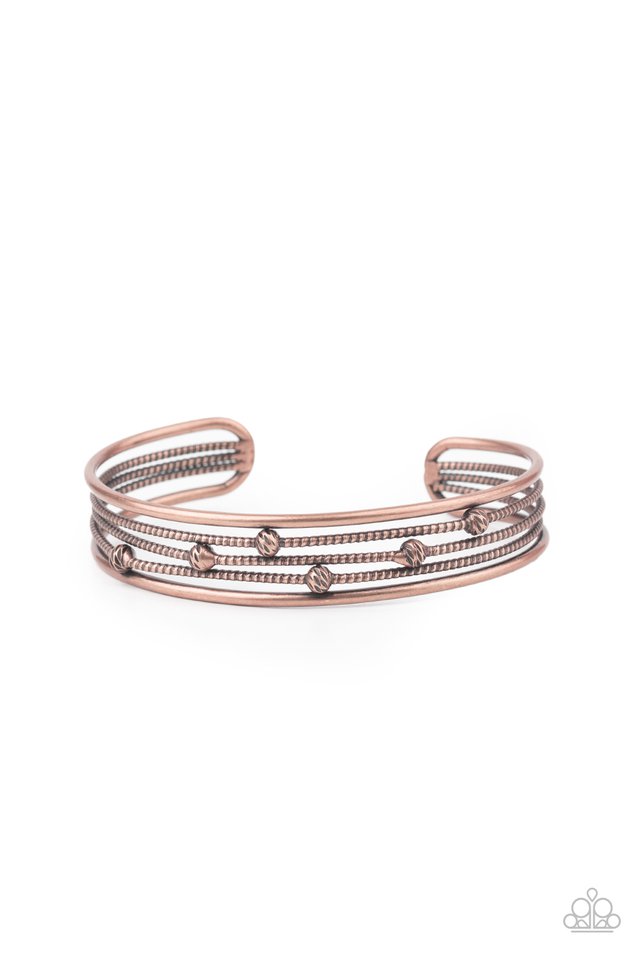 Extra Expressive - Copper - Paparazzi Bracelet Image