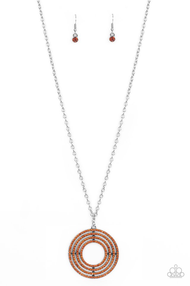 High-Value Target - Brown - Paparazzi Necklace Image