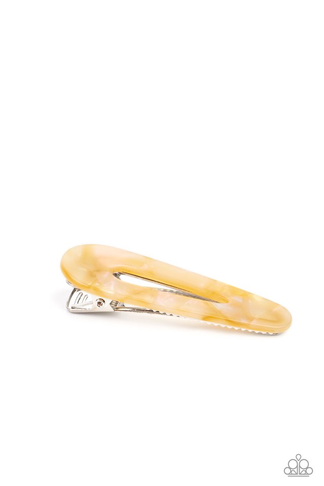 Walking on HAIR - Yellow - Paparazzi Hair Accessories Image