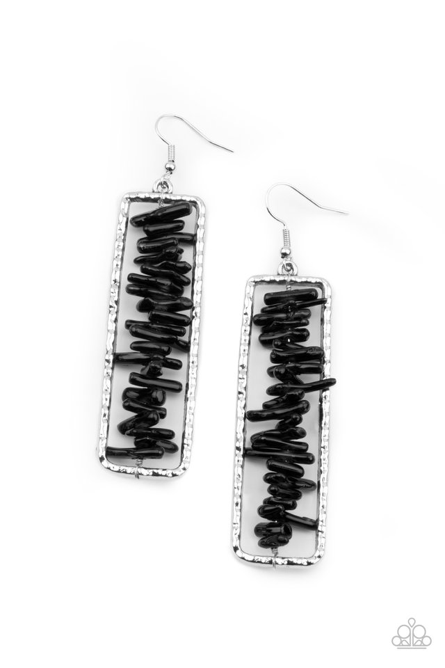 Dont QUARRY, Be Happy - Paparazzi Earring Image