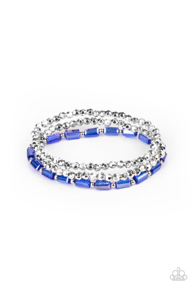 Elegant Essence - Blue - Paparazzi Bracelet Image