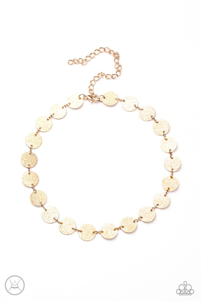 Reflection Detection - Gold - Paparazzi Necklace Image