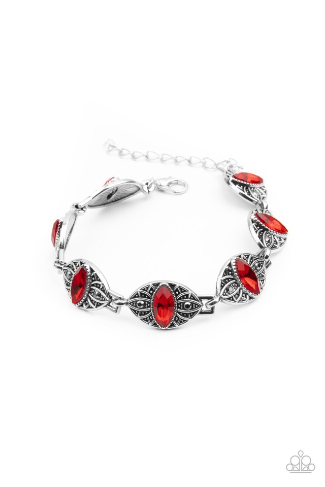 Crown Privilege - Red - Paparazzi Bracelet Image