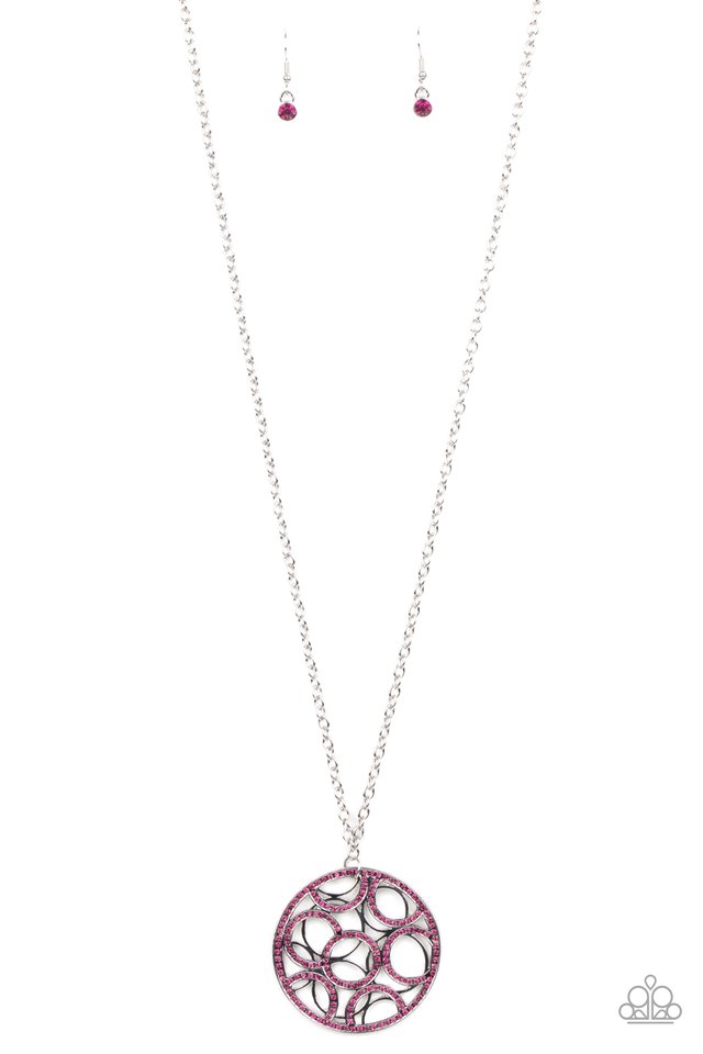 ​Thanks a MEDALLION - Pink - Paparazzi Necklace Image