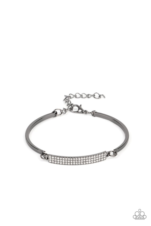 Showy Sparkle - Black - Paparazzi Bracelet Image