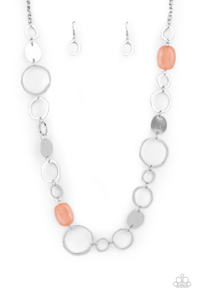 Colorful Combo - Orange - Paparazzi Necklace Image