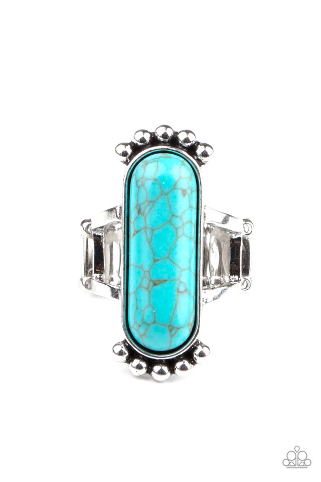 Ranch Relic - Blue - Paparazzi Ring Image