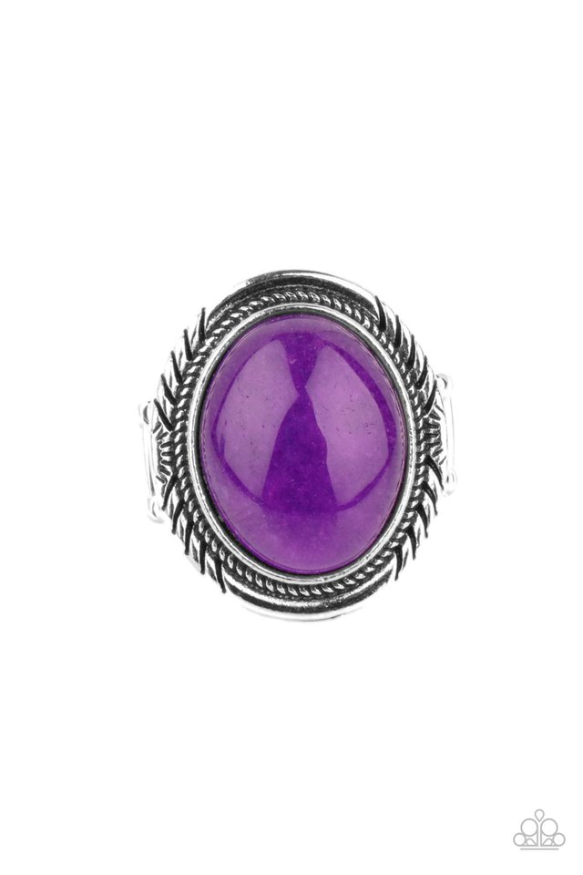 Stone Terrarium - Purple - Paparazzi Ring Image