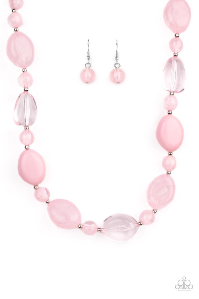 Staycation Stunner - Pink - Paparazzi Necklace Image