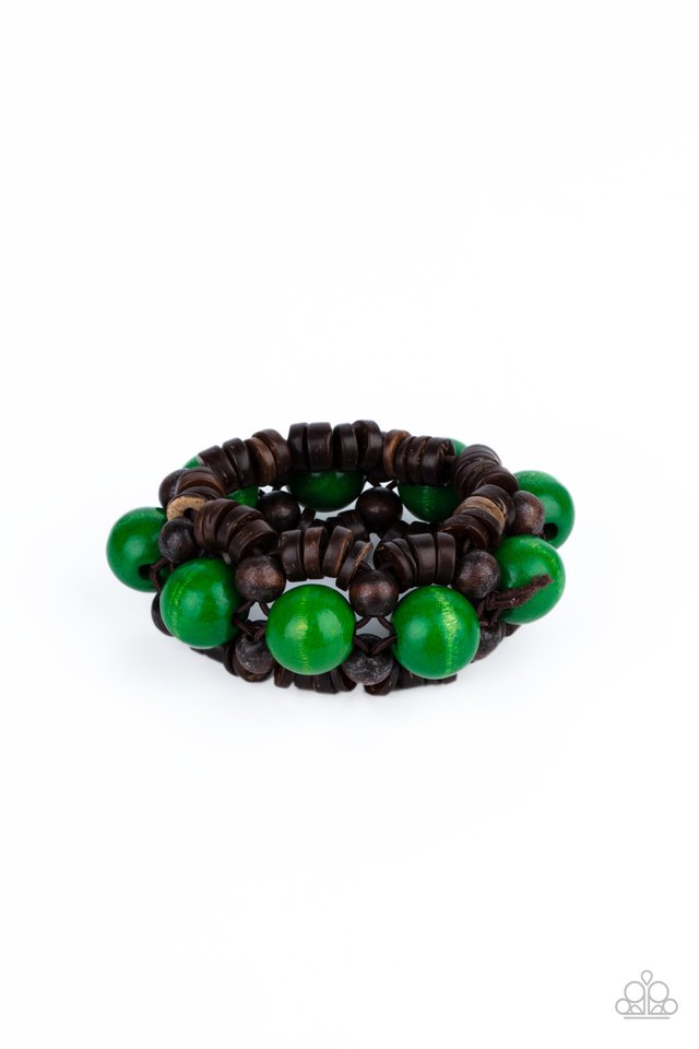 Tropical Temptations - Green - Paparazzi Bracelet Image