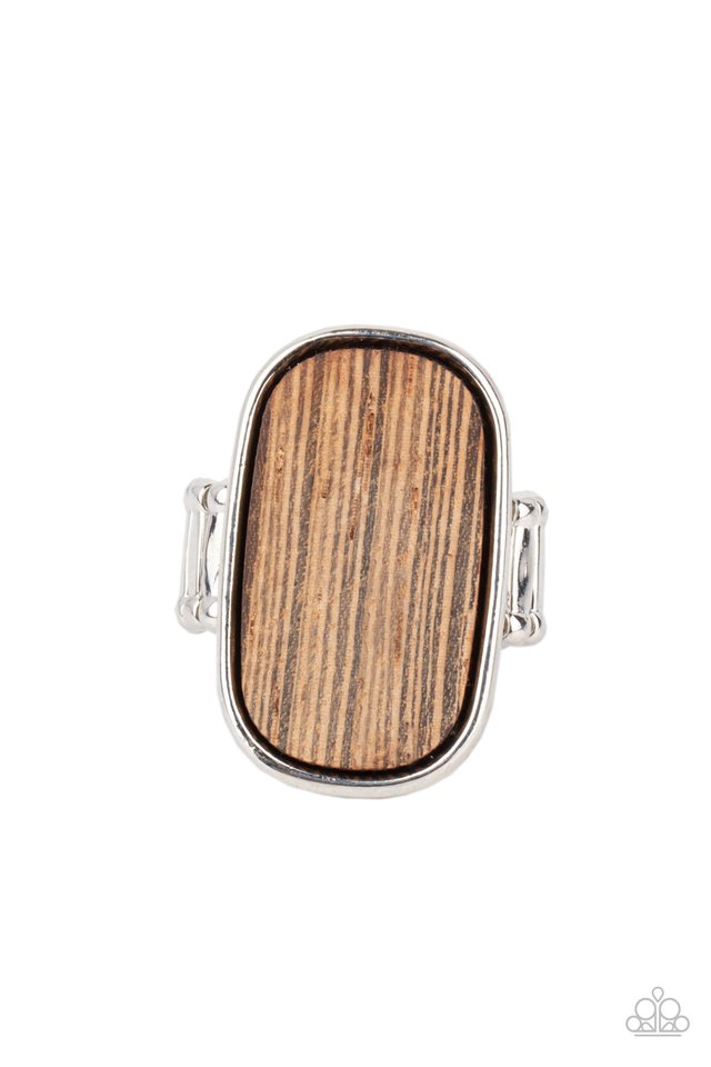 ​Reclaimed Refinement - Brown - Paparazzi Ring Image