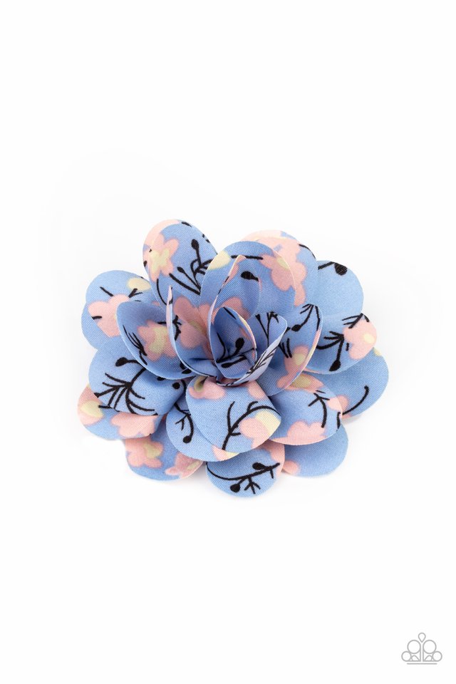 ​Springtime Eden - Blue - Paparazzi Hair Accessories Image