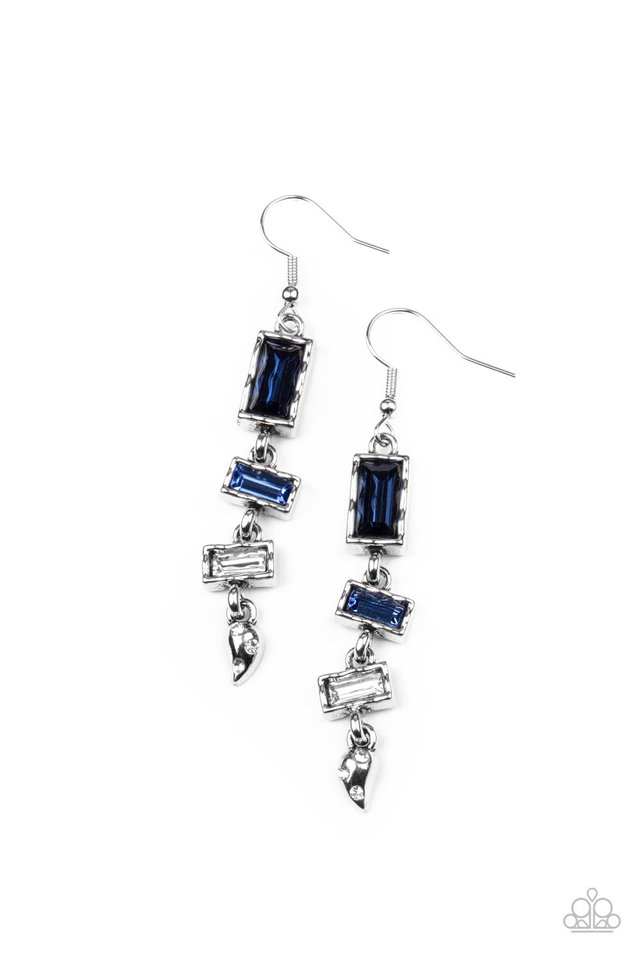 Modern Day Artifact - Blue - Paparazzi Earring Image