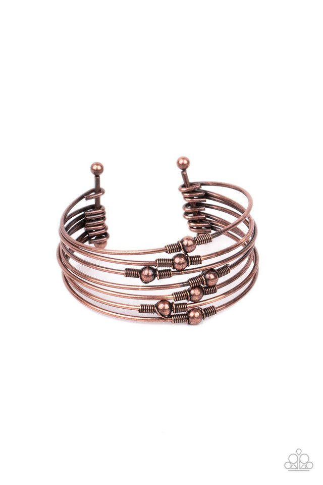 ​Industrial Intricacies - Copper - Paparazzi Bracelet Image