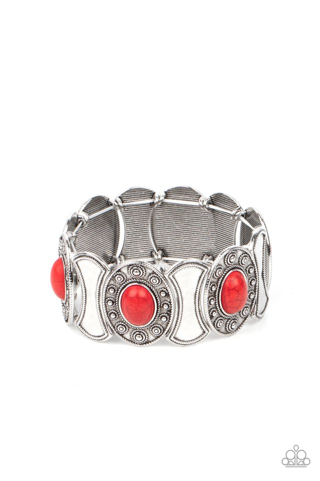 Desert Relic - Red - Paparazzi Bracelet Image