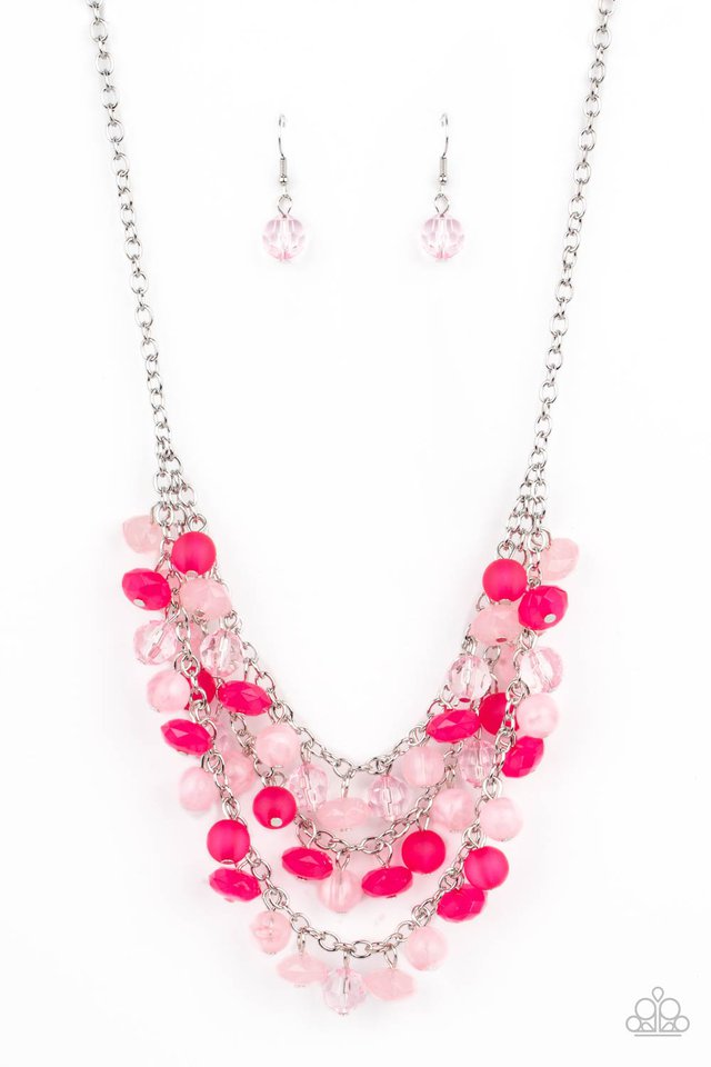 Fairytale Timelessness - Pink - Paparazzi Necklace Image