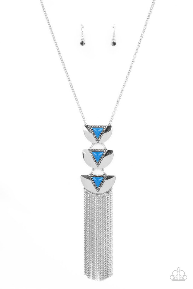 Gallery Expo - Blue - Paparazzi Necklace Image