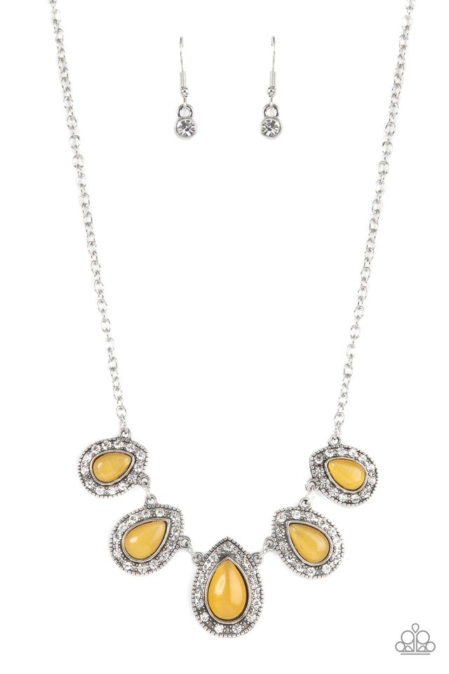 ​Everlasting Enchantment - Yellow - Paparazzi Necklace Image