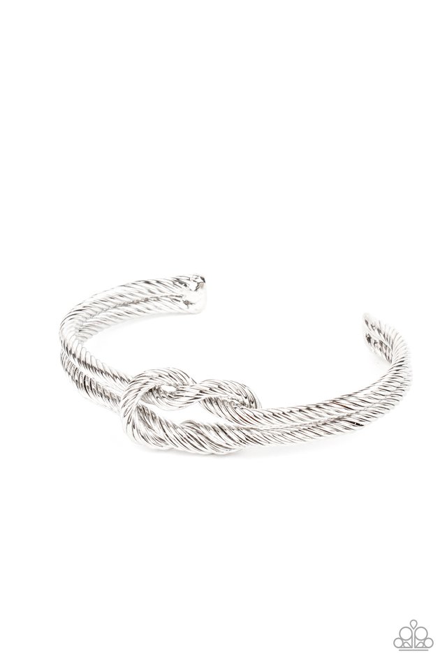 Nautical Grunge - Silver - Paparazzi Bracelet Image