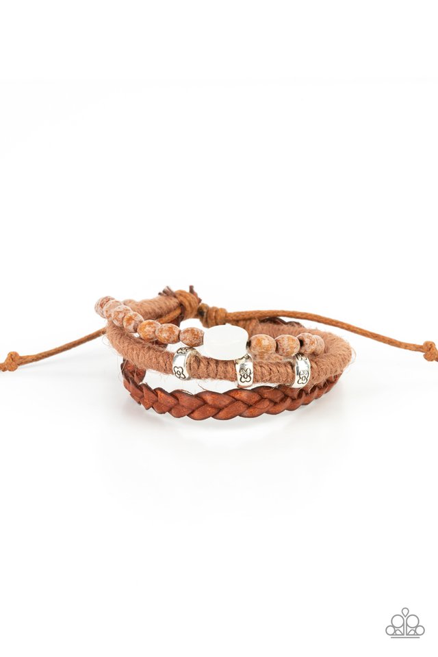 ​Terrarium Terrain - Brown - Paparazzi Bracelet Image