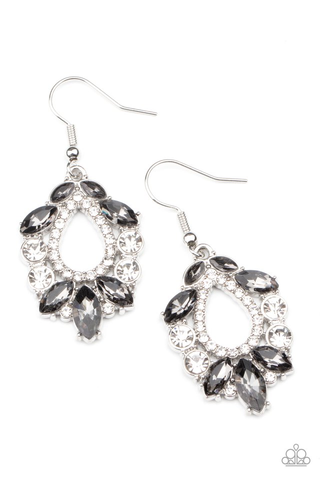 ​New Age Noble - Silver - Paparazzi Earring Image