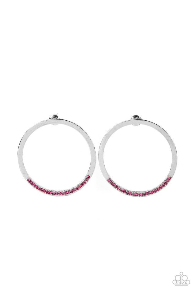 ​Spot On Opulence - Pink - Paparazzi Earring Image