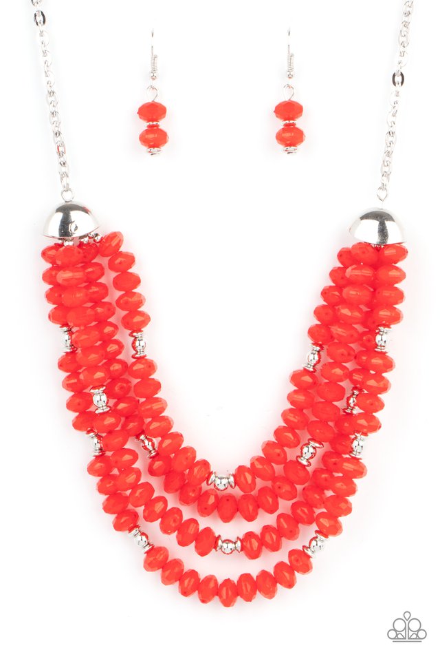 Best POSH-ible Taste​ - Red - Paparazzi Necklace Image