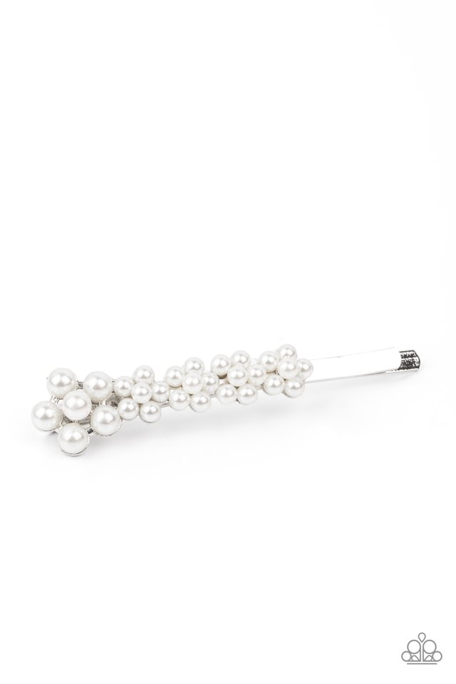 Pearl Patrol - White​ - Paparazzi Hair Accessories Image